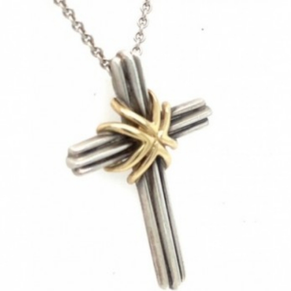 18K Men's Tiffany & Co. Sterling Silver Signature - Picture 2 of 4